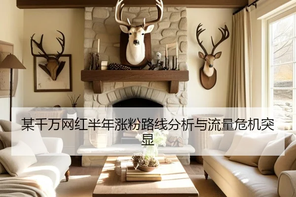 某千万网红半年涨粉路线分析与流量危机突显